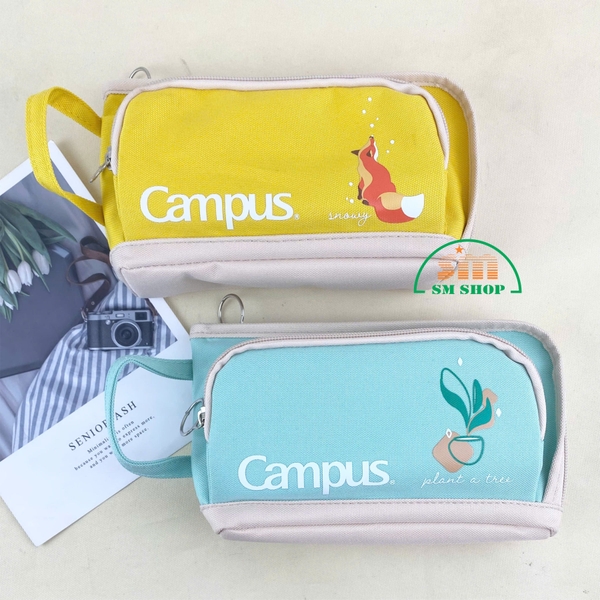 Hộp bút vải Campus PCS-YOF-BG