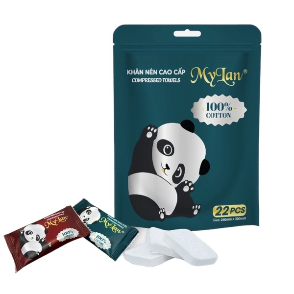 Khăn vải nén MyLan 22 cái 24x30cm