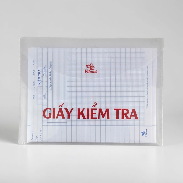Giấy kiểm tra VT KT-TN01 80gsm 4 ô ly 20 tờ (10/120)