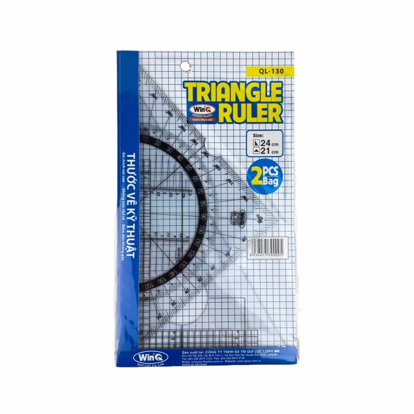 Thước êke Win QL-130 (10/50)