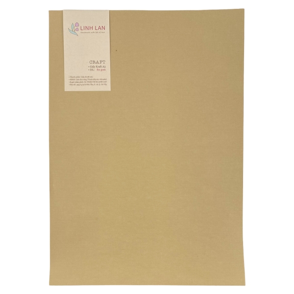 Giấy Kraft LL 297x420mm 80gsm A3 (20)