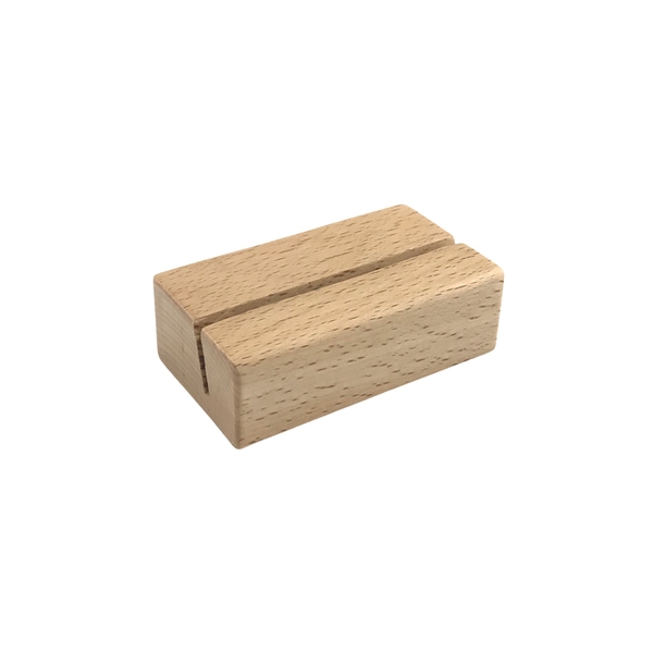 Đế gỗ Enter FG-11 70x40x25mm, Đế gỗ giữ Namecard, Giá đỡ kẹp ảnh mini, Kệ cài bàn đặt tiệc, Chân menu gỗ (20)