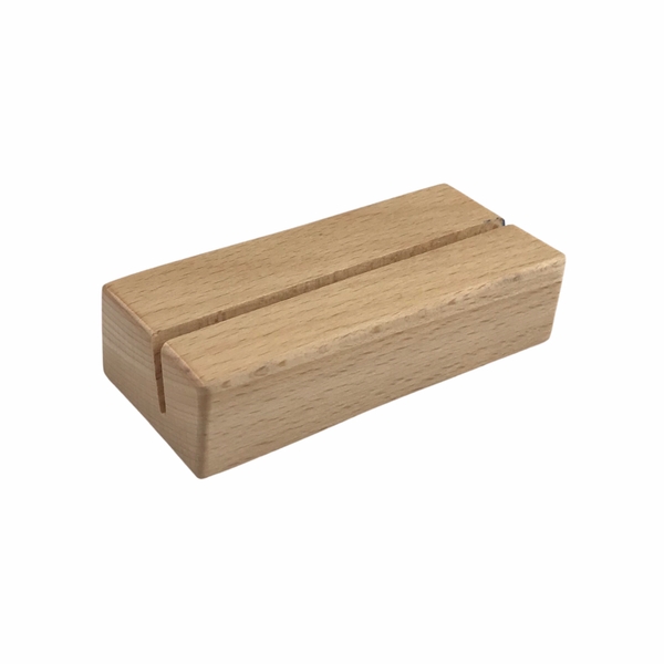 Đế gỗ Enter FG-12 90x40x25mm, Đế gỗ giữ Namecard, Giá đỡ kẹp ảnh mini, Kệ cài bàn đặt tiệc, Chân menu gỗ (20)