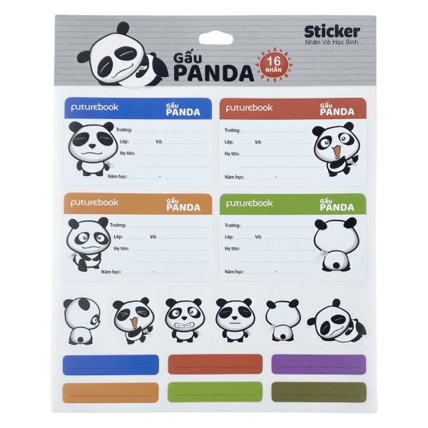Nhãn tên Futurebook Panda N104 (50)