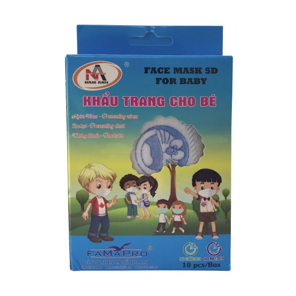 Khẩu trang y tế Famapro trẻ em 5D in hình (100)