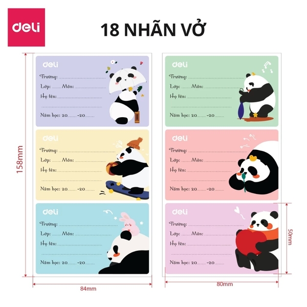 Nhãn tên Deli CA907 (50)