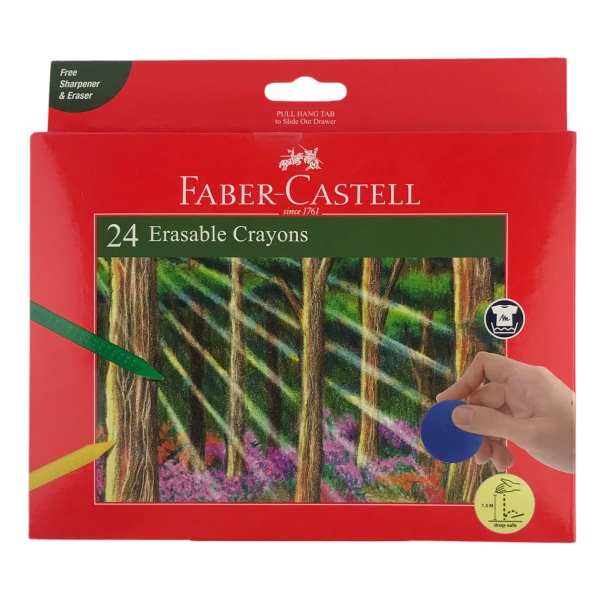 Bút sáp màu xoá được Faber-Castell 122531 24 màu