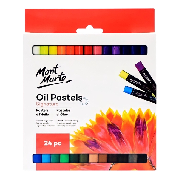 Bút sáp dầu  Mont Marte Pastels MMPT0014 24 màu (12)