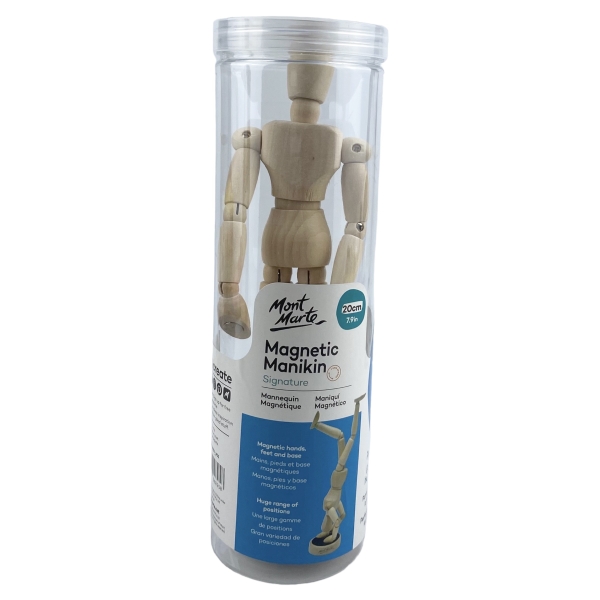 Hình nhân bằng gỗ Mont Marte MAXX0053 20cm có từ tính