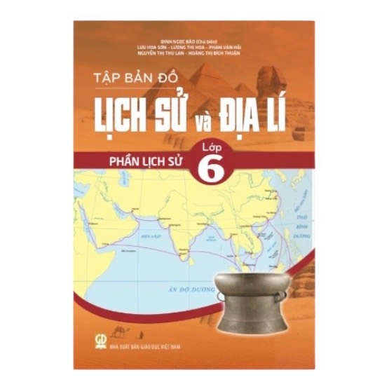 Tập bản đồ Lịch sử và Địa lí phần lịch sử lớp 6