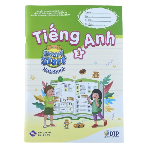 Sách Tiếng anh Smart Start Notebook lớp 3