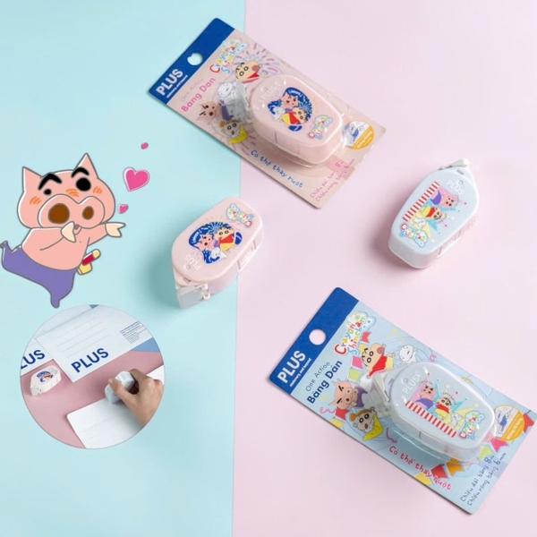 Băng keo 2 mặt dạng kéo Plus (10)
