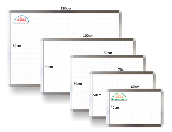 Bảng mica trắng TV nhôm chỉ