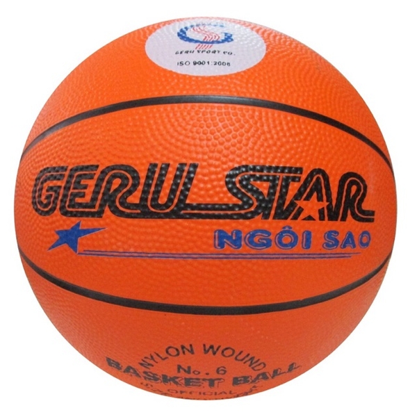 Banh bóng rổ Geru Star No.6