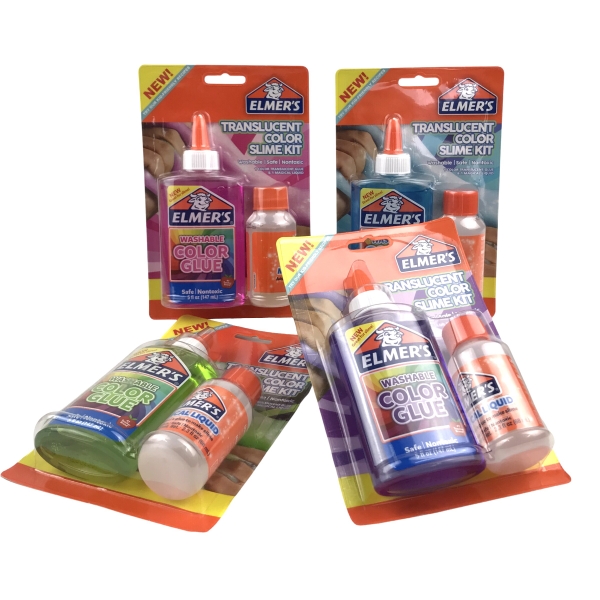 Bộ Dụng Cụ Làm Slime Elmer's Translucent Color Slime Kit