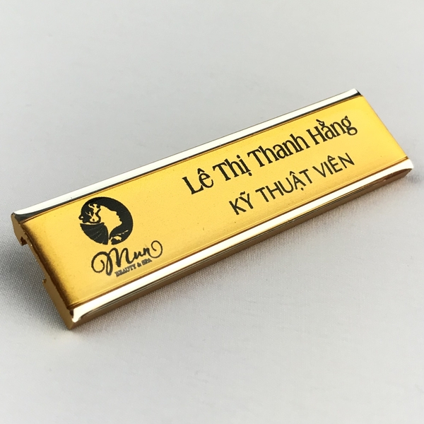 Thẻ tên nhôm BT011 70x18mm