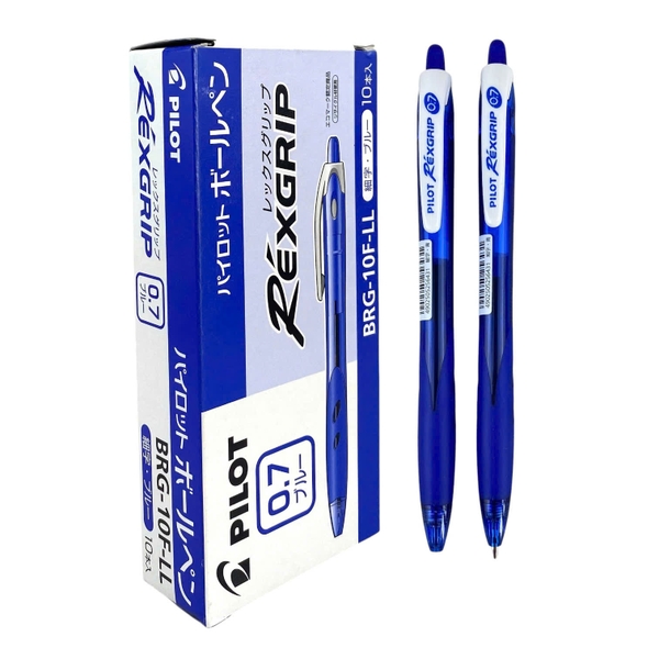 Bút bi Pilot BRG-10F-LL 0.7mm, bút nguyên tử, viết bi (10)