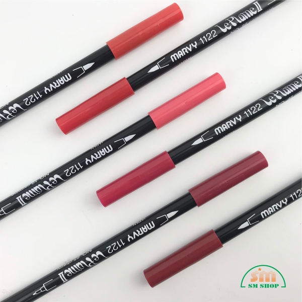Bút lông hai đầu Marvy Uchida 1122 tone đỏ