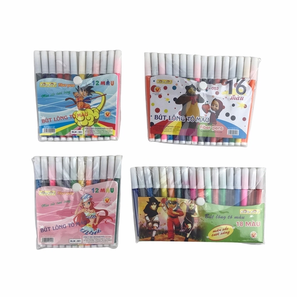 Bút lông màu HS BLM-003 / BLM-004 Bạch tuyết