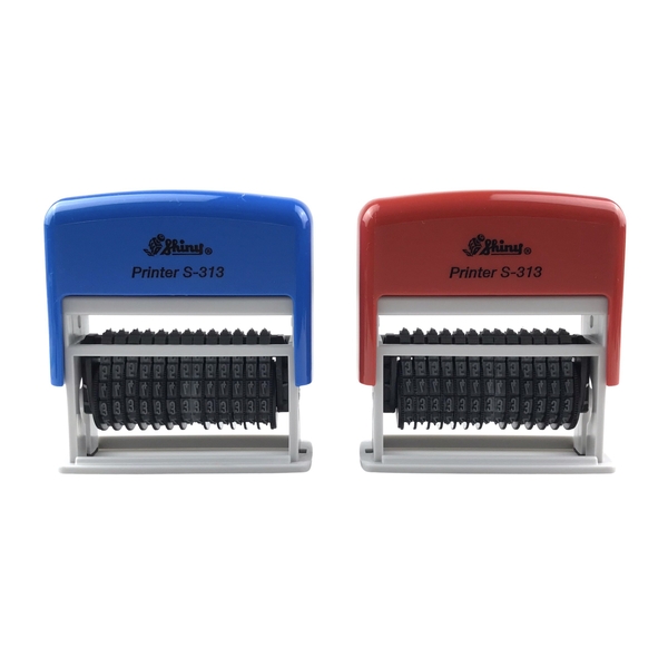 Dấu số xoay - Thẻ mực Shiny S313 13 số 3mm