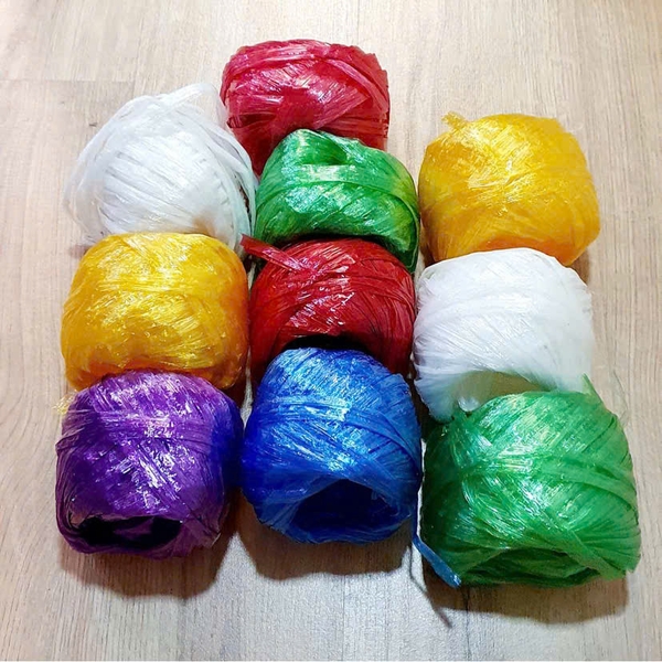 Dây nilon màu 5243 nhỏ, dây buộc nhựa, dây dứa, văn phòng phẩm