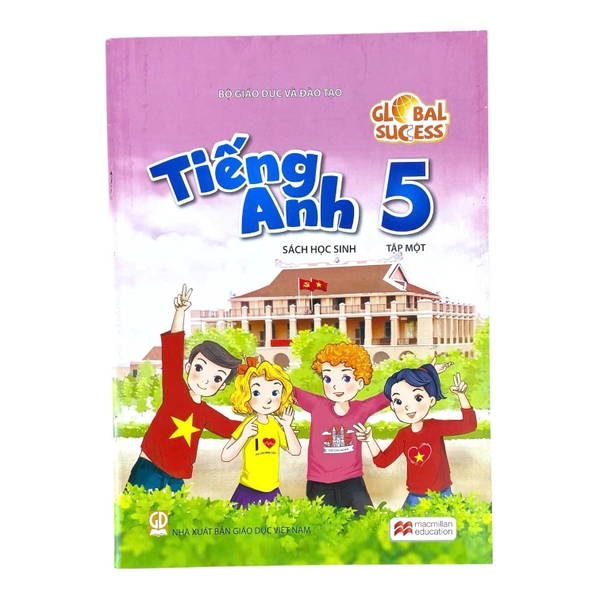 Sách Tiếng Anh Global Success  bài học lớp 5 tập 1, Sách giáo khoa, Sách bài học