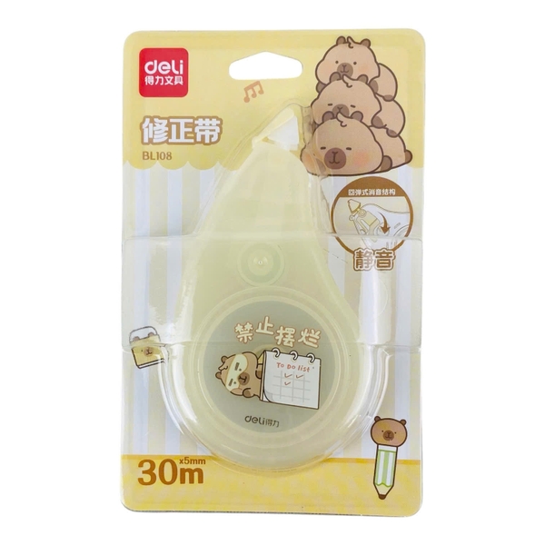 Xoá kéo Deli BL108, băng xoá kéo, bút xoá, viết xoá (12)