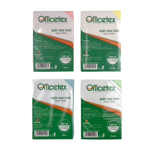 Giấy note Officetex OT21-004 3x2inch (12)