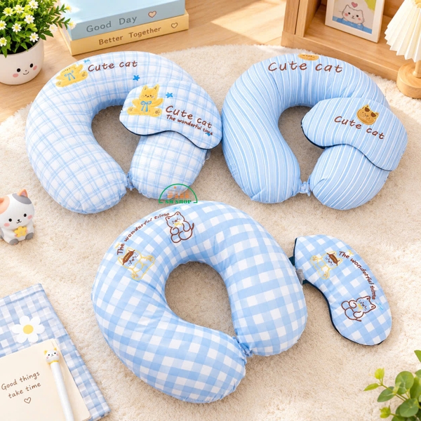 Gối kê cổ + bịt mắt TL U26038