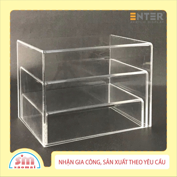 Hộp mica không nắp Enter TB104 / TB105 / TB106 / TB107 / TB108 / TB109 mica dày 3mm