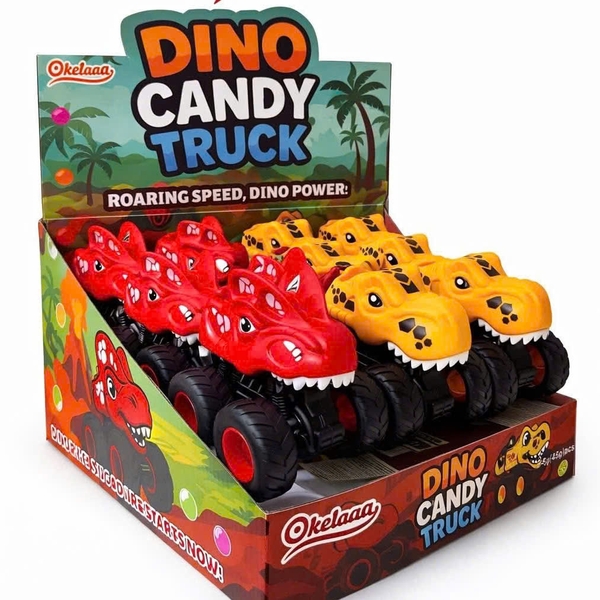 Kẹo nổ + đồ chơi xe quái vật Okelaaa 5g (9)