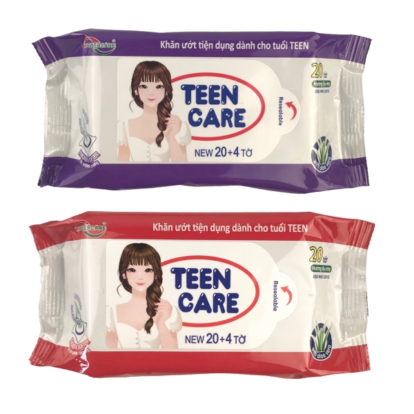 Khăn giấy ướt Teencare 20 tờ (60)