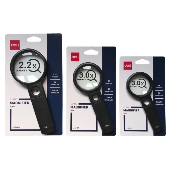 Kính lúp Deli 9090 / 9091 / 9090