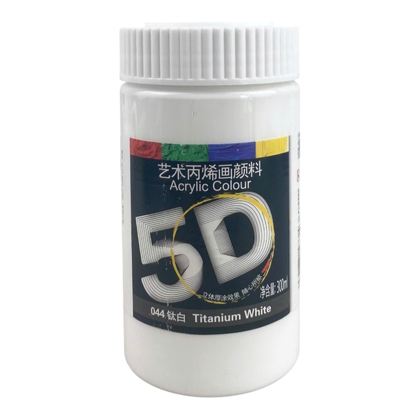 Màu nước Acrylic 5D 044 Titanium White 300ml (40)