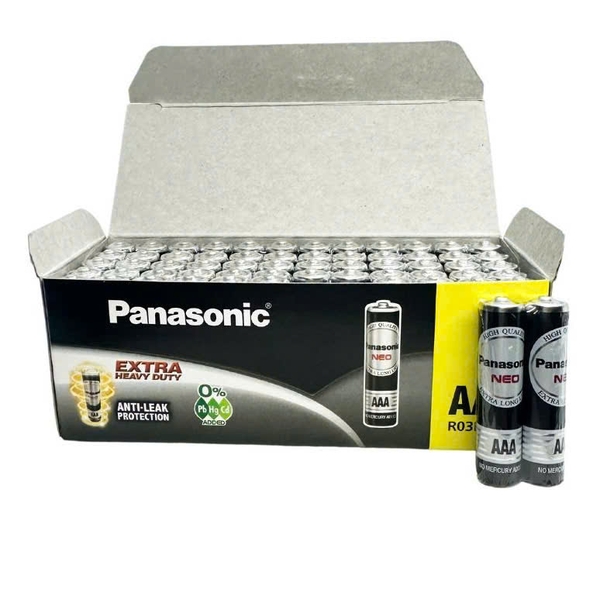 Pin Panasonic AAA R03NT/2S 1.5V, Pin kiềm (2/60/1200)