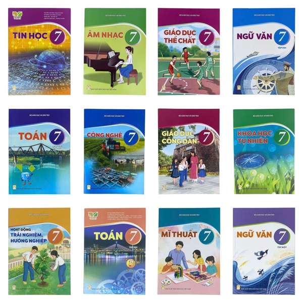 Sách Giáo Khoa Bộ Bài Học Lớp 7 (12 quyển) - Kết nối tri thức với cuộc sống