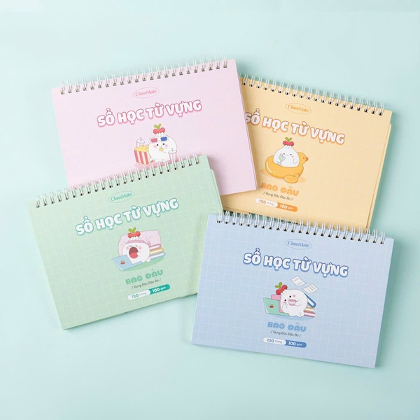 Sổ lò xo Classmate NN-12-0903 120 trang 100gsm, Sổ ghi chú, Sổ từ vựng (60)