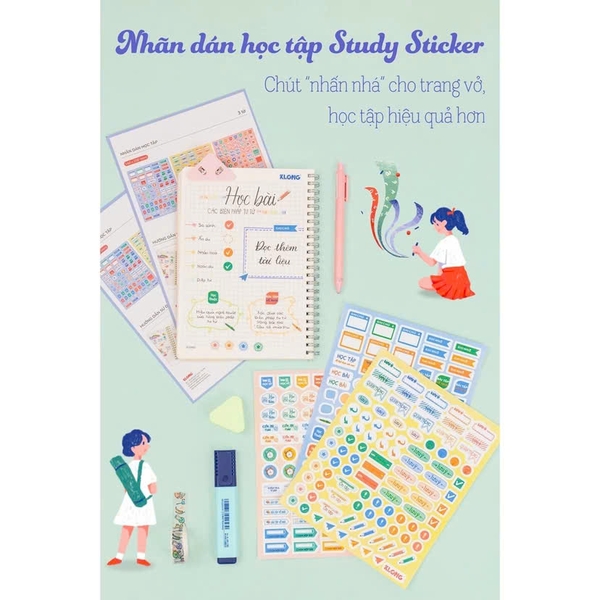 Sticker học tập Klong 720 (20/200)