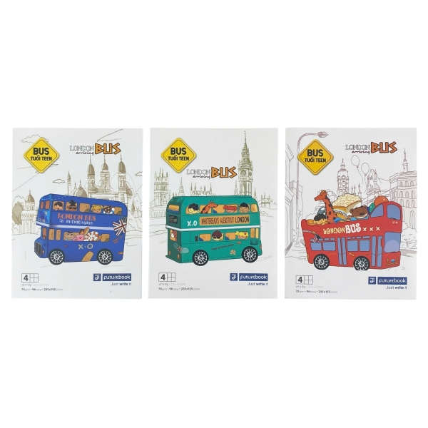 Tập FT Bus tuổi teen 96 trang 70gsm 4 ôly, Tập học sinh, Vở học sinh (10/100)