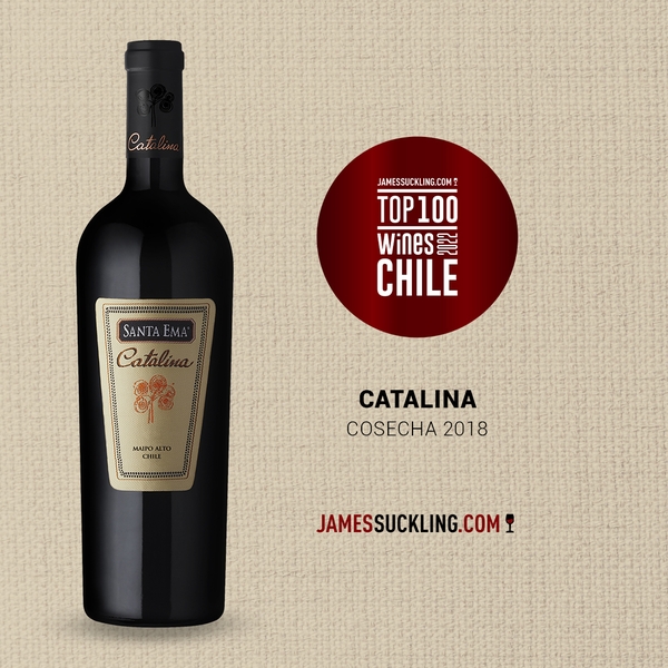 Rượu vang Chile Catalina Santa Ema.