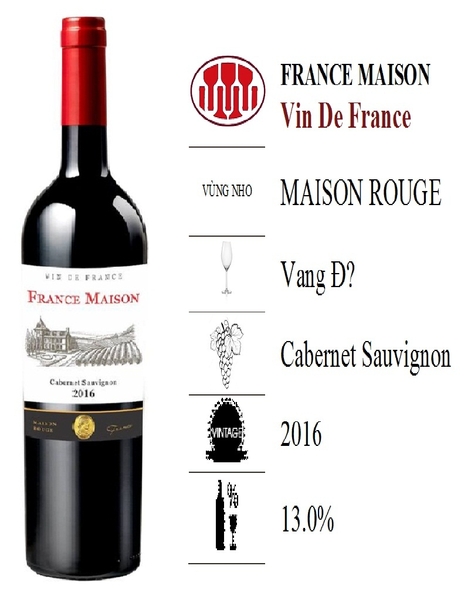 Rượu vang Pháp France Maison UG Bordeaux .