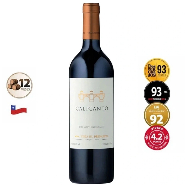 Rượu vang Calicanto chính hãng.