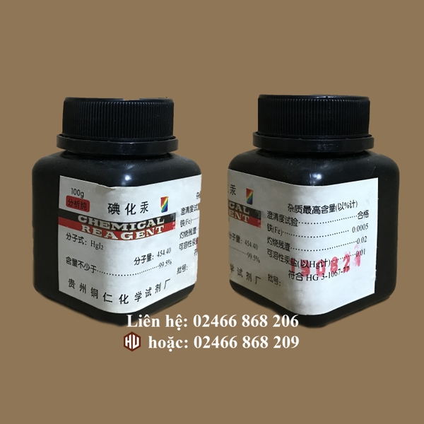 HgI2 (Mercury(II) Iodide) CÔNG TY TNHH THƯƠNG MẠI HÓA CHẤT VÀ THIẾT BỊ ...