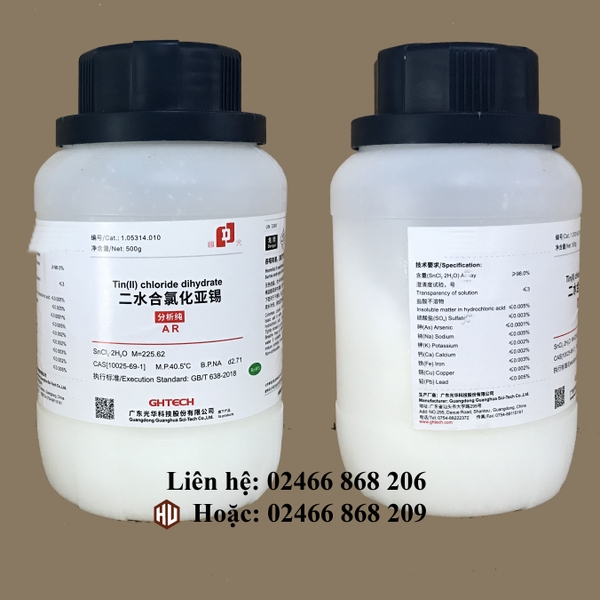 SnCl2.2H2O (Tin(II)chloride dihydrate) - JHD/Sơn Đầu CÔNG TY TNHH ...