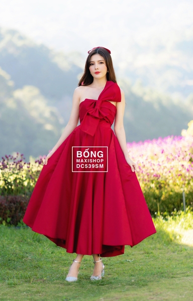 Váy Cưới Phi Nhật Cup 2 Nơ Lửng DC539