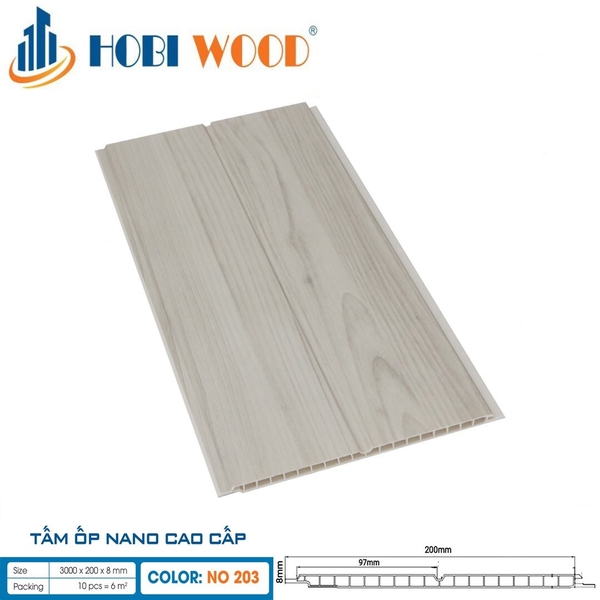 Tấm ốp nano Hobi Wood NO203