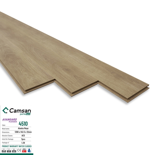 Sàn gỗ Camsan Aqua 4510 12mm