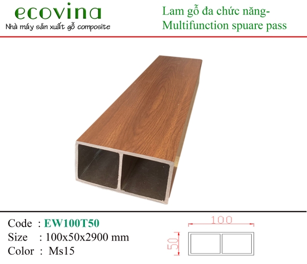 Thanh Lam Đa Năng Ecovina EW100T50 MS15