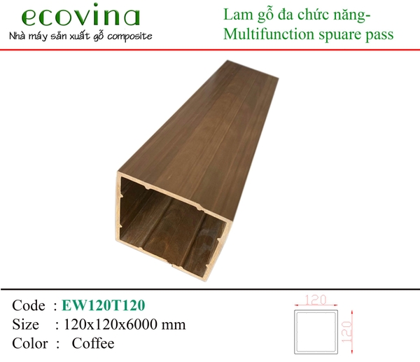Thanh Lam Đa Năng Ecovina EW120T120 Coffee