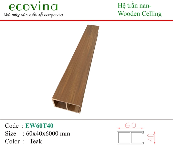 Thanh Lam Ecovina EW60T40 Teak